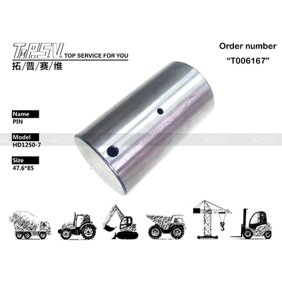 Pasador de engranaje de desplazamiento para excavadora HD1250-7 con motor hidráulico, transmisión de potencia de 3 etapas