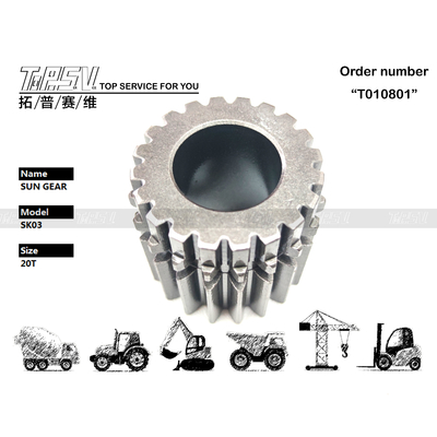 SK03 Excavadora Swing 2 Stgae Sun Gear con alta durabilidad Ver imagen