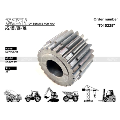 Motor de engranaje solar de 2 etapas y reductor planetario para giro de excavadora SK200-10