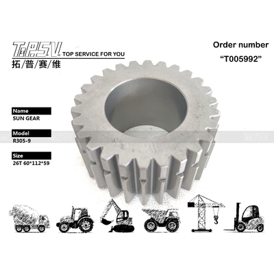 Engranaje solar de desplazamiento de excavadora R305-9 de 2 etapas confiable