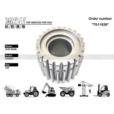 367-8368 Color Negro E320D2 Excavadora Balanceador 2 Etapas Equipo solar para reductor planetario en talleres de reparación de máquinas
