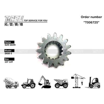 TZ814B1006-00 Reductor planetario PC60-7 para motor de accionamiento del engranaje solar de desplazamiento de excavadora y listo para enviar