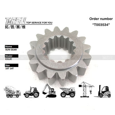 191-2611 Compatible con varios modelos de engranajes solares de 1 etapa de giro de excavadora E312D Piezas de engranajes reductores de excavadora Embalaje de transporte Bolsa sellada
