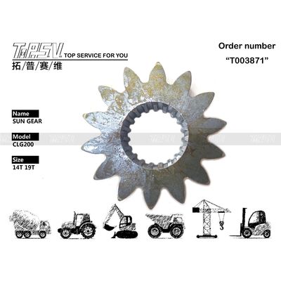 Alta durabilidad CLG200 Excavadora oscilación de 1 etapa solar piezas del motor de engranaje para equipos de construcción
