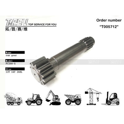 20Y-27-13130 Energy Mining PC200-5 Excavator Travel 1 Stage Sun Gear Parts with Planetary Reducer Performance