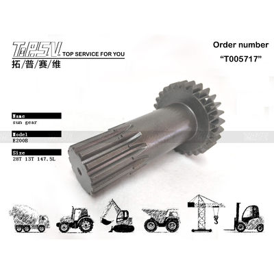096-4319 Depende del tamaño E200B Excavadora Viaje 1 Etapa Engranaje Solar Motor Piezas para Sistema de Transmisión de Excavadora de Trabajo Pesado y Preciso