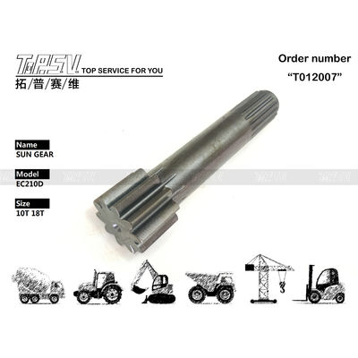 Alta precisión EC210DL Excavadora Viaje 1 Etapa Compatibilidad con el equipo solar Compatible con varios modelos