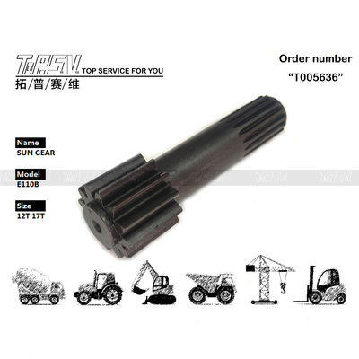 Reducción planetaria SH265 Excavadora Viaje 1 Etapa Equipo solar para una eficiencia óptima en máquinas pesadas