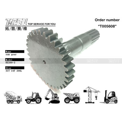 Alta durabilidad EX200-2 Excavadora Viaje 1 Etapa Equipo solar de color negro de un distribuidor confiable