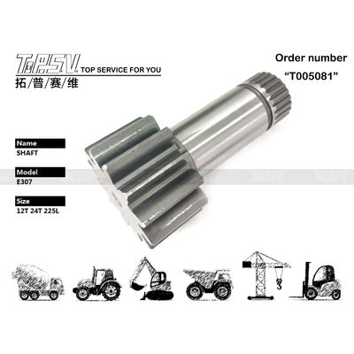 5I-9287 E307 para excavadoras profesionales, piezas de acondicionadores de aire con piñón de balanceo para el tratamiento térmico en talleres de reparación de máquinas