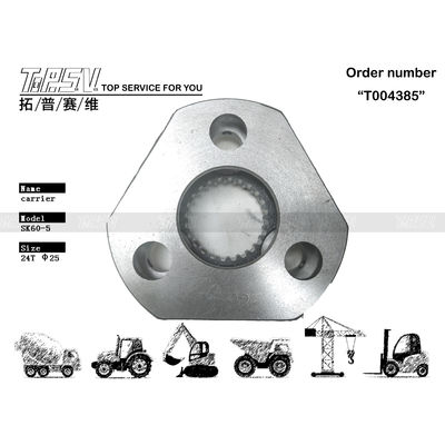 Steel SK60-5 Excavator Swing 2 Stage Planetary Carrier for Machinery Repair Shops Gear Meshing Installation