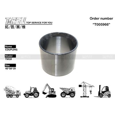 Sistema de acoplamiento de 2 etapas de transmisión de excavadora TM18, otras piezas reductoras de excavadora en color negro para marcas y modelos compatibles