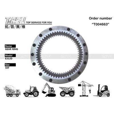 191-2613 Caja de anillo de engranaje oscilante de excavadora E312D con accionamiento de motor hidráulico para máxima productividad y rendimiento en excavación