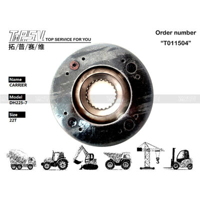 100502-00001 Negro DH225-7 Excavadora oscilante de 1 etapa portadora con instalación de malla de engranajes Apto para maquinaria pesada Durable y de larga duración
