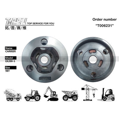 1019147 Bolsas de transporte EX200-5 Excavadora Viajes de 3 etapas Transportador impulsado por un motor hidráulico optimizado para máquinas de excavación