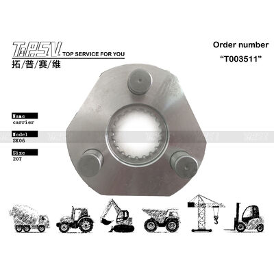 2413N459F1 Compatible con SK06 Excavadora Balanceador Dispositivo portador de 1 etapa Diseño robusto para la movilidad de la excavadora Tamaño de embalaje Depende del tipo de embalaje