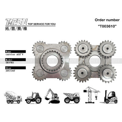 Piezas del conjunto del portador de 1 etapa de giro de la excavadora SK07N2 para piezas de repuesto de la excavadora de giro