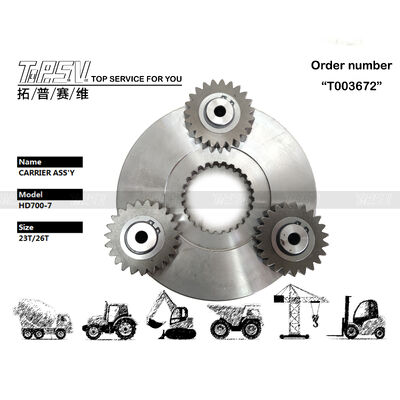 Piezas del conjunto del portador de giro de 1 etapa para excavadora HD700-7 para repuestos de excavadoras con accionamiento de giro