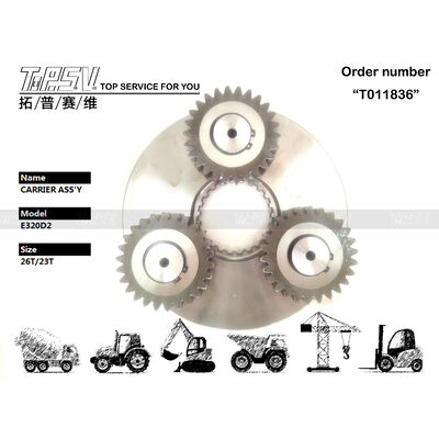 Piezas del conjunto del portador de giro de la excavadora E320D2 para la etapa 1 para piezas de repuesto de la excavadora con accionamiento de giro