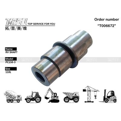 Piezas del viaje rv Shfat del excavador TZ200A1009-00 PC150-3 para los recambios del excavador de la impulsión del viaje