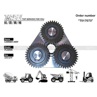 Piezas del montaje del portador de la etapa del viaje 1 del excavador PC30MR para los recambios del excavador de la impulsión del viaje