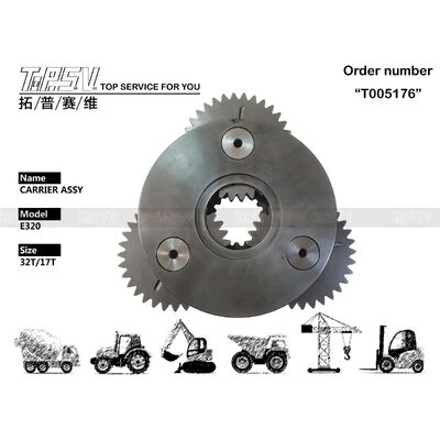Piezas del montaje del portador de la etapa del viaje 1 del excavador E320 para los recambios del excavador de la impulsión del viaje