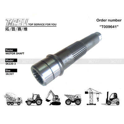 calidad  2441U739S1 Excavator Hydraulic Motor Shaft FOR KOBELCO SK220-3 SK220-4 fábrica