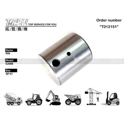 094-1510 099-0201 PIN DE GEAR USO PARA LA OGAL E120B E200B 40*47 El número de PIN de la herramienta de engranaje que se utiliza para el uso de la oruga