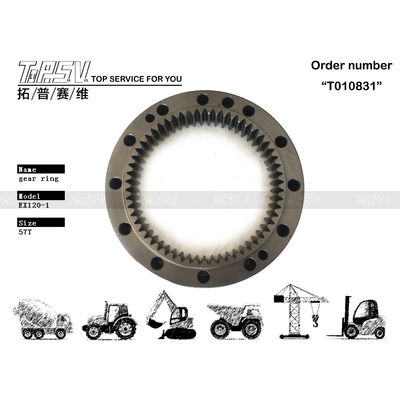 2023961 Anillo de engranajes de acero oscilante para HITACHI EX120-1 57T Reparación de excavadoras