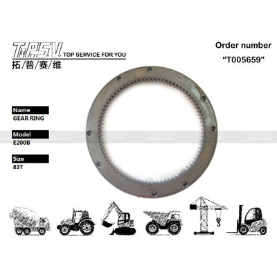 E200B Caja de engranajes de desplazamiento engranaje de anillo 096-4317 para sistema de transmisión de excavadora