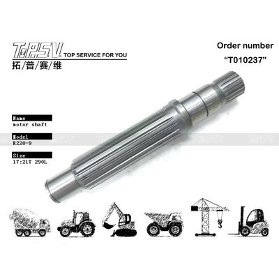 39Q6-41180 Eje del motor de desplazamiento hidráulico de precisión para máquinas excavadoras R220-9