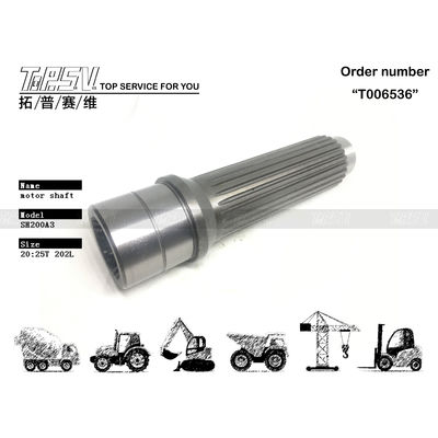 Aceite robusto SK250-6 Excavadora Motor hidráulico Eje / Excavadora Aceite hidráulico LQ15V00007S042