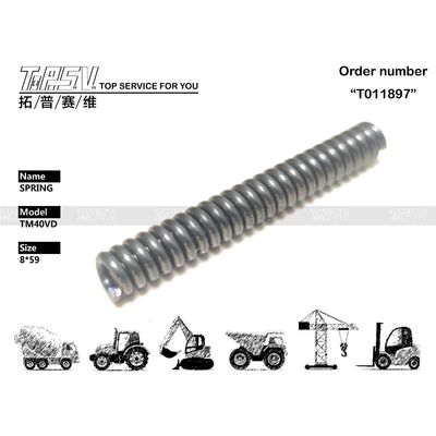 K9004449 Acero TM40VD Excavadora de viaje Primavera hidráulica para marcas y modelos compatibles