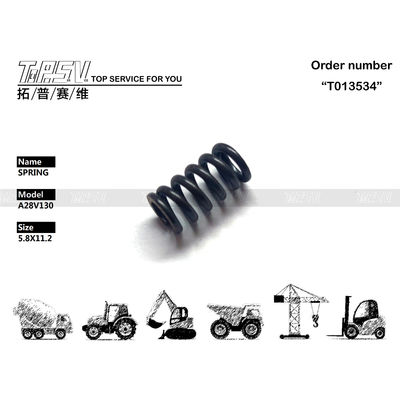179-6916 A28V130 Muelles de compresión de trabajo pesado para excavadoras Motor de ventilador hidráulico