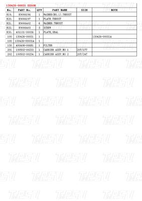 130426-00031 DX60R Excavadora con accionamiento oscilante Catálogo Negro Color de fábrica Motor hidráulico con accionamiento oscilante Motor