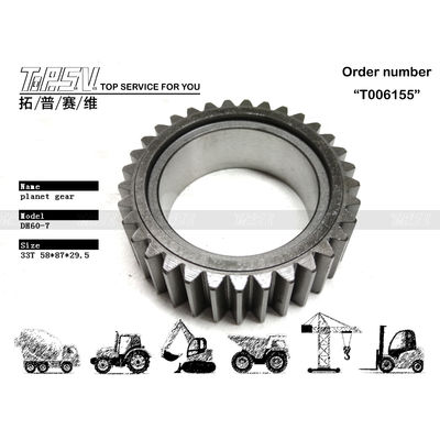 Función de transmisión de energía 403-00130 R60-7 Excavadora Viaje 2 Etapas Equipo planetario con material de acero en negro