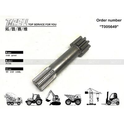 FUFZD-8391-09 Reducción planetaria PC56 Excavadora Viaje 1 Etapa Parts de motor de engranaje solar para la minería de energía