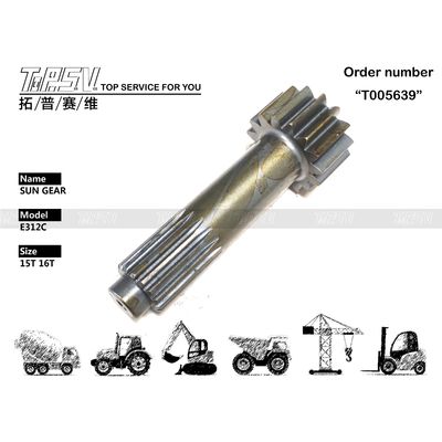 191-2624 E312C Excavadora Viaje 1 Etapa Sun Gear Gearbox desde con alta capacidad de par