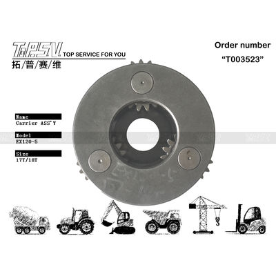 Reducción planetaria tipo EX120-5 Excavadora transportadora de planetas ASSY para maquinaria pesada