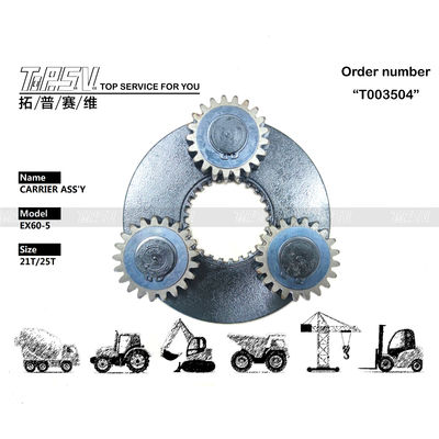 Motor hidráulico con accionamiento de carga pesada EX60-5 Excavadora oscilación de 1 etapa transportador ASSY Instalación de malla de engranajes incluida