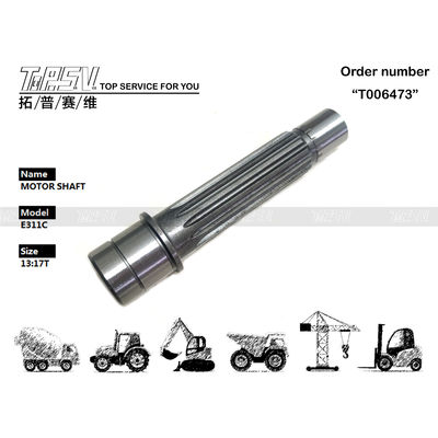 165-5803 Fabricados Otros E311C Excavadora de viaje de los motores de las partes del eje para el sistema de transmisión de la excavadora