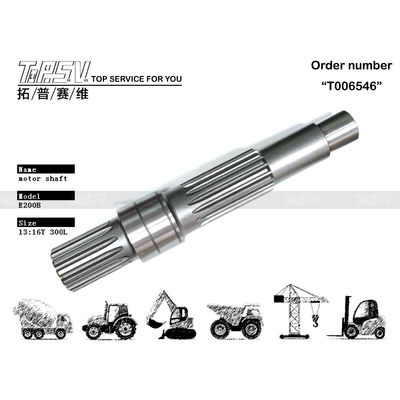 096-4372 Tratamiento térmico de acero E200B Excavadora Viaje del eje del motor para un rendimiento superior y la longevidad