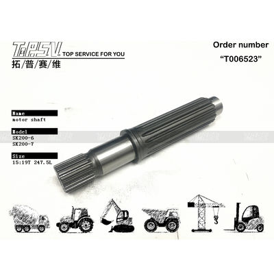 YN15V00017S009 Embalaje de transporte SK200-6 Excavadora Viaje del eje del motor para el motor hidráulico del sistema de transmisión de la excavadora