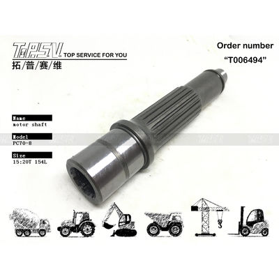 TZ110D2002-00 Alta durabilidad PC70-8 Excavadora Viajes Partes del eje del motor para talleres de reparación de maquinaria Construcción