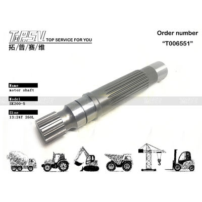 YN15V00003S009 bomba hidráulica negra SK200-5 excavadora de viaje partes del eje del motor alta durabilidad