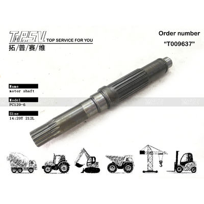 TZ263B2002-01 PC120-6 Viaje de excavadora Motor de eje resistencia al desgarro de acero