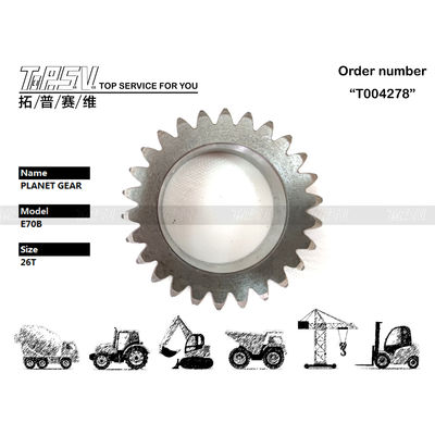 Técnica de forja E70B Excavadora oscilación 2 etapas engranaje planetario con depender del tipo de embalaje QTY Tamaño de embalaje e instalación de malla de engranaje