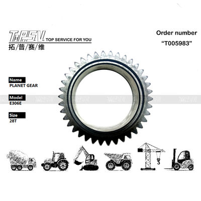 Ver imagen Dente Número E306E Excavadora Viaje 2 Etapa Planeta Caja de engranajes para ingeniería vial Construcción Construcción de la base