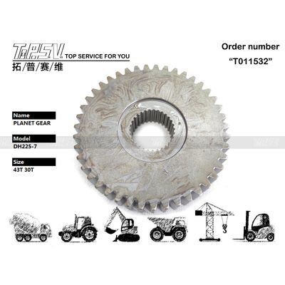 Acero DH220-5 Excavadora de viaje Reducción de caja de engranajes planetaria para transmisión de energía industrial