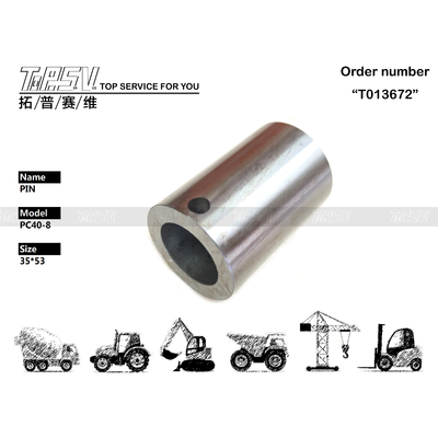 Tratamiento térmico del pasador de engranaje de 2 etapas de desplazamiento de excavadora PC40-8 para el sistema de transmisión de excavadoras y minería energética